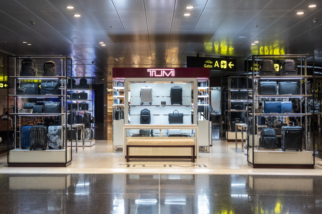 Tumi And Qatar Duty Free Partner For Pop Up Store At Hamad