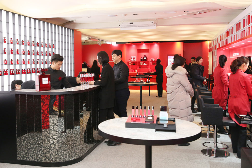 Lotte Duty Free and Chanel create 'Le Rouge' pop-up store and