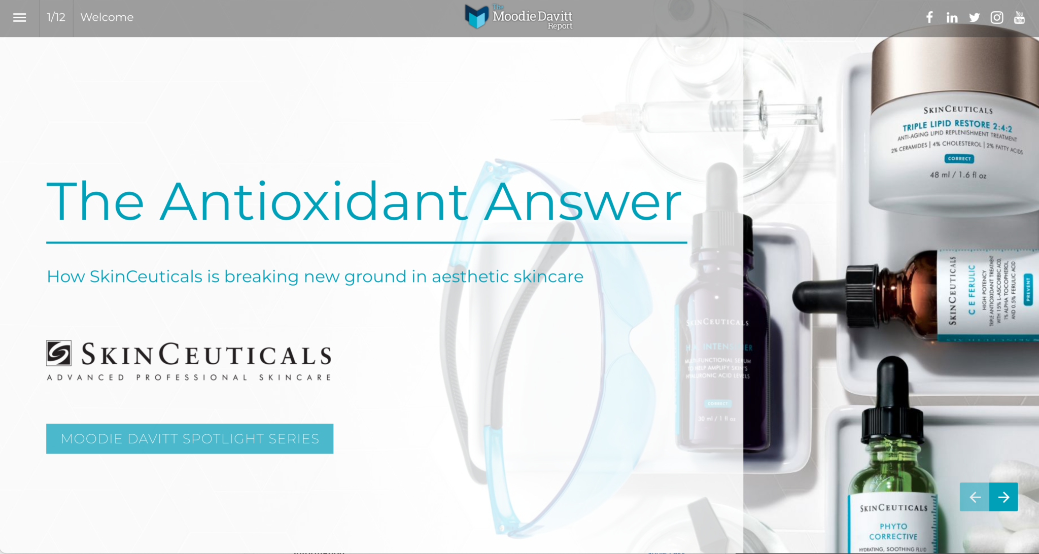 Skinceuticals The Antioxidant Lab Pop Up Lands In La Samaritaine