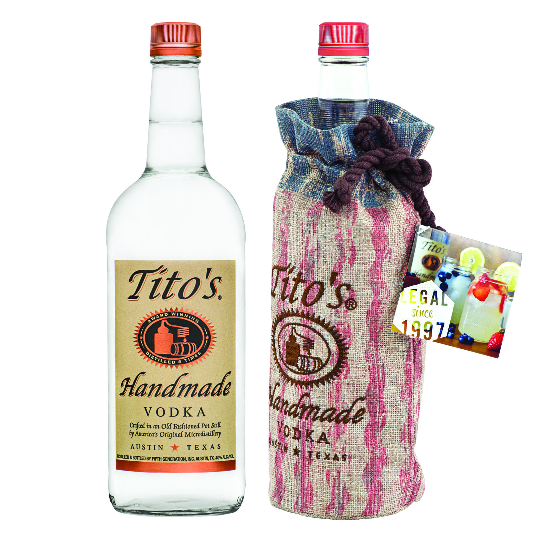 Top-selling item] American Flag Tito's Handmade Vodka Full Print