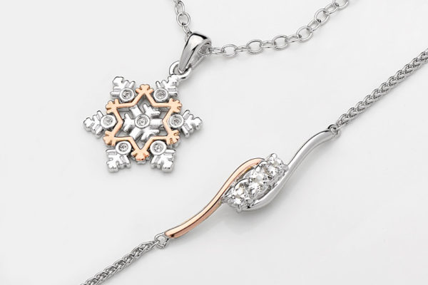 clogau gold snowflake necklace