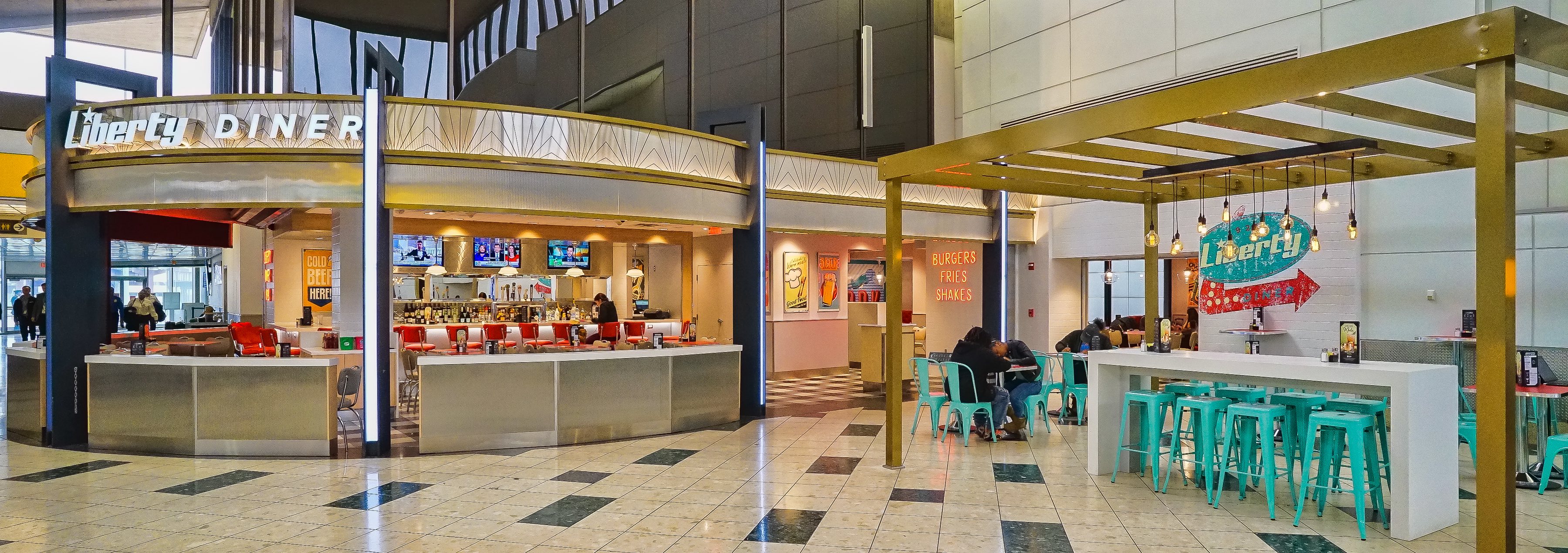 Ssp America Unveils Liberty Diner At Newark International Airport