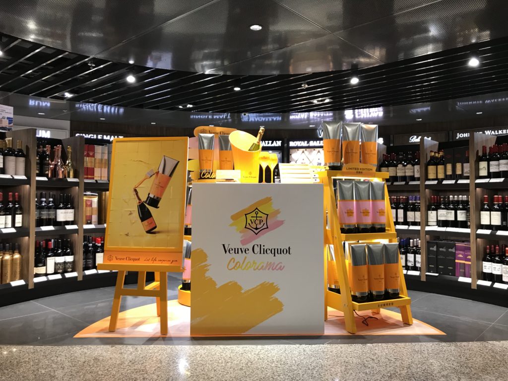 Veuve Clicquotディスプレイ-