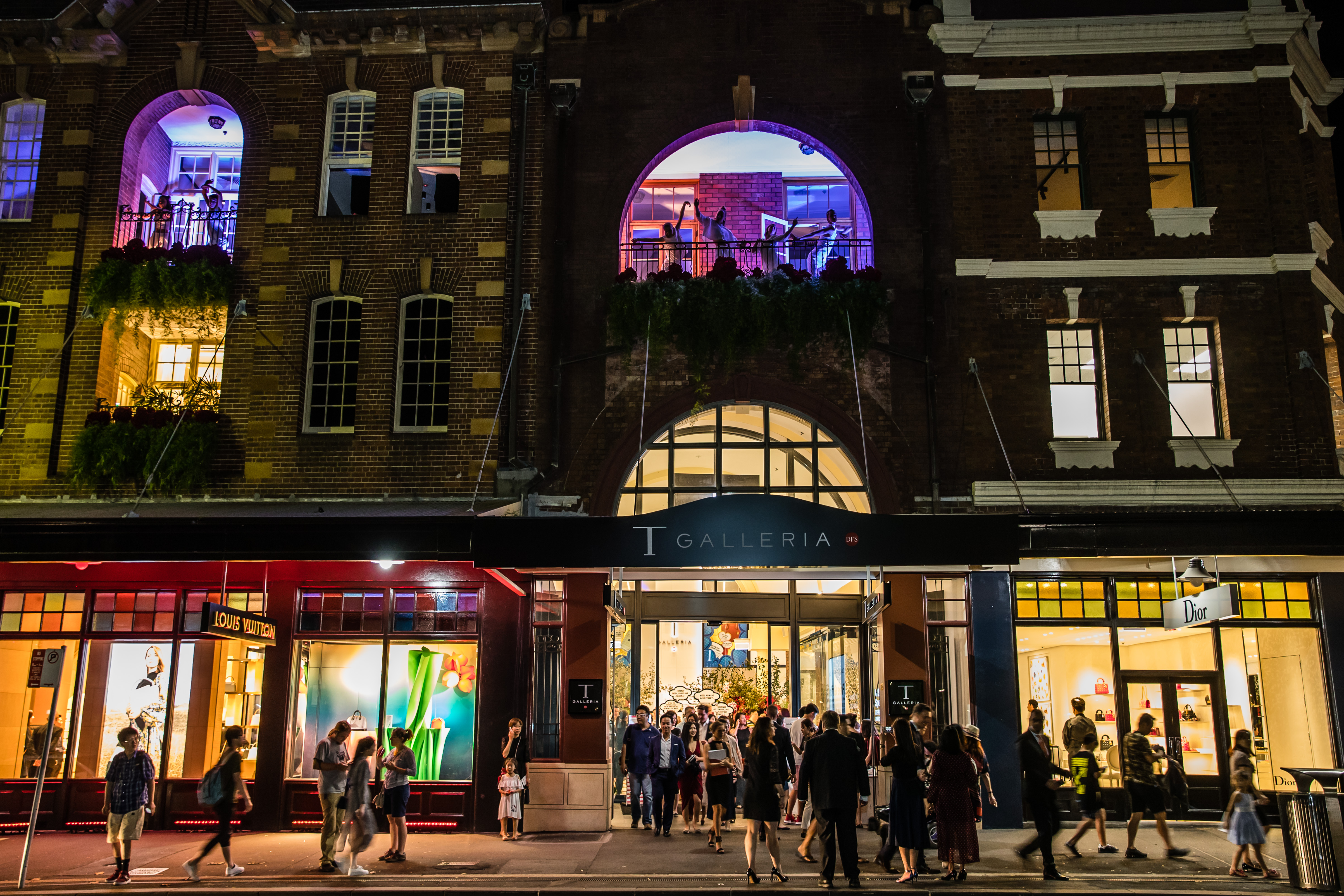 Louis Vuitton luxury goods store at the T Galleria in The Rocks