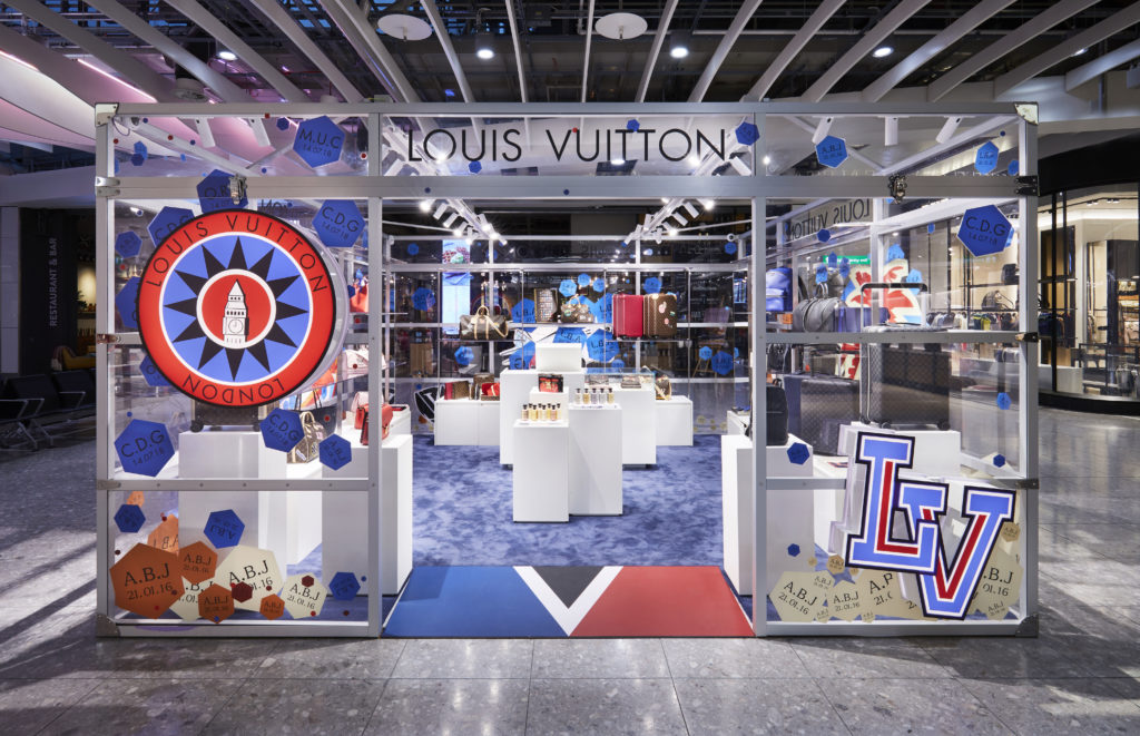 Louis Vuitton opens pop-up store at London Heathrow T4 ...