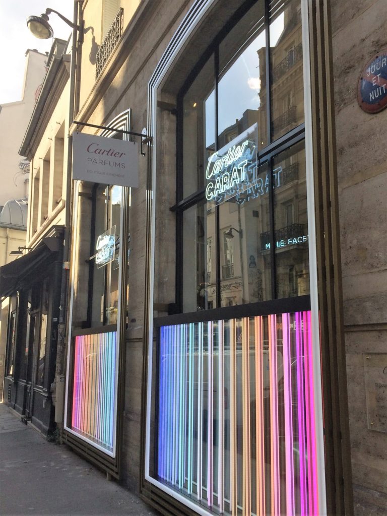 cartier pop up store paris