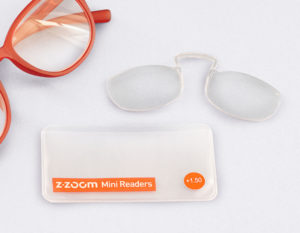 mini reading glasses with case