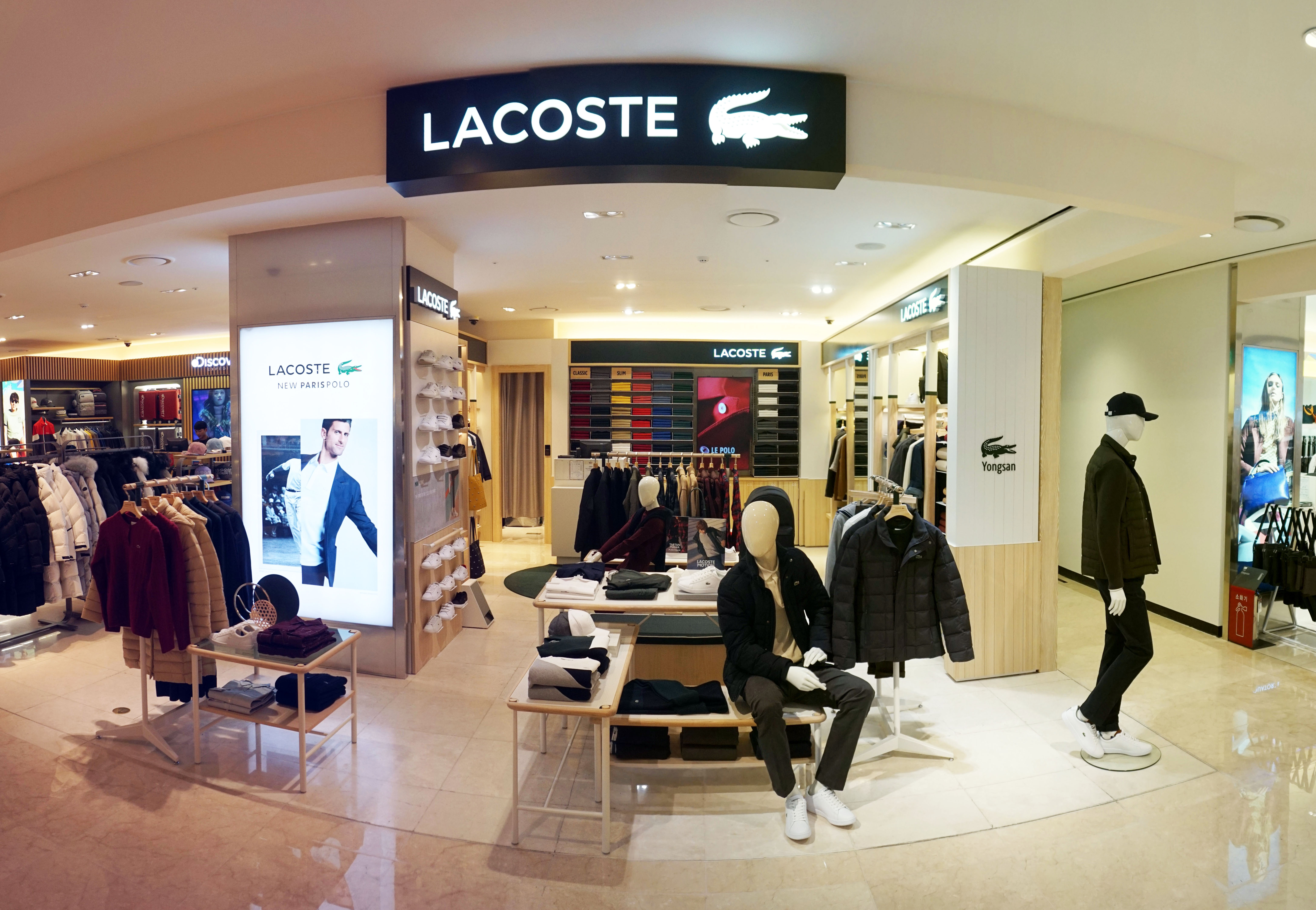 Lacoste opens store at Shilla IPark 