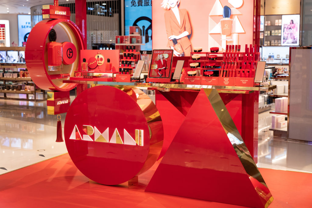 armani pop up store