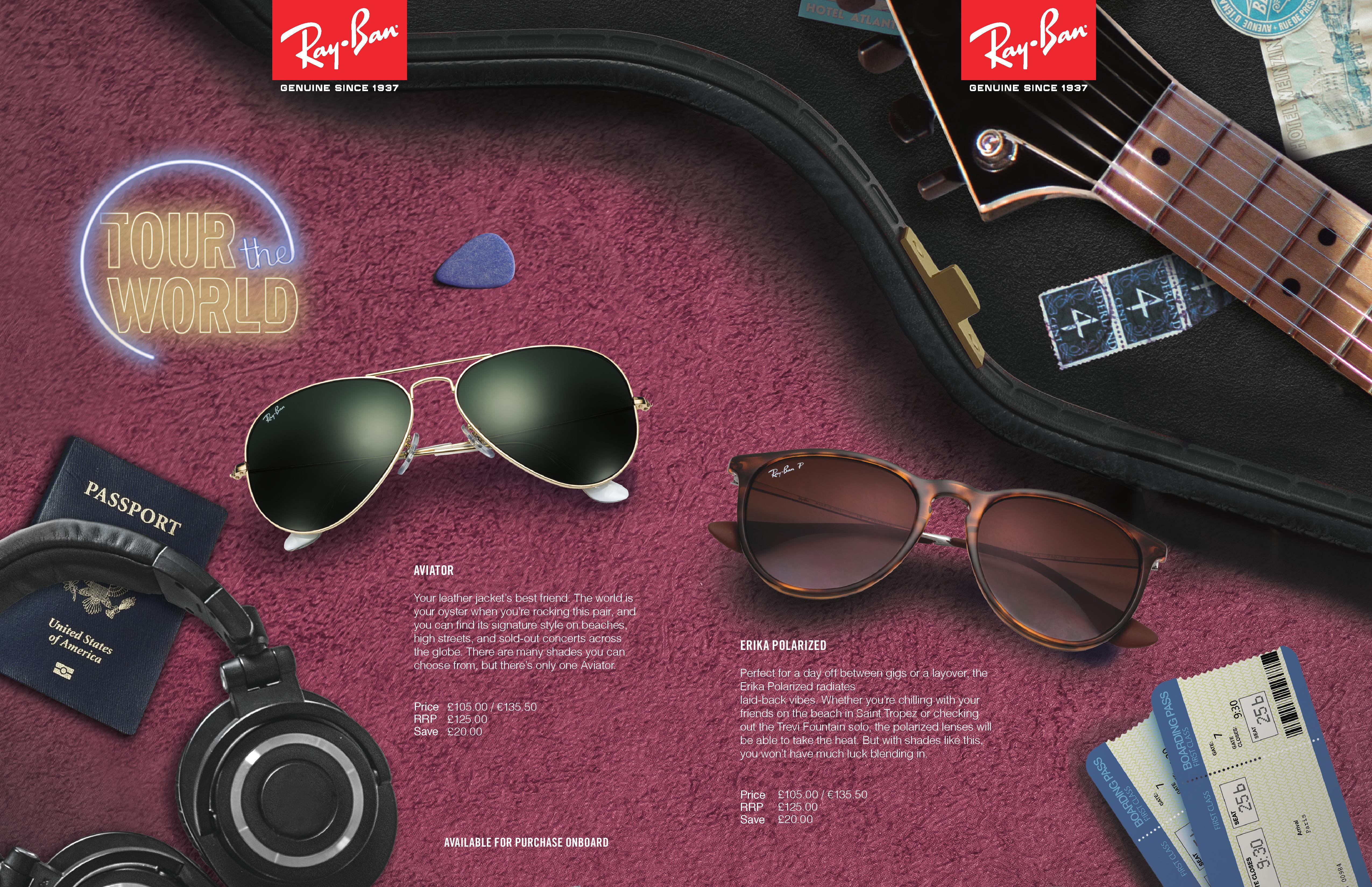 Luxottica targets inflight sales with 