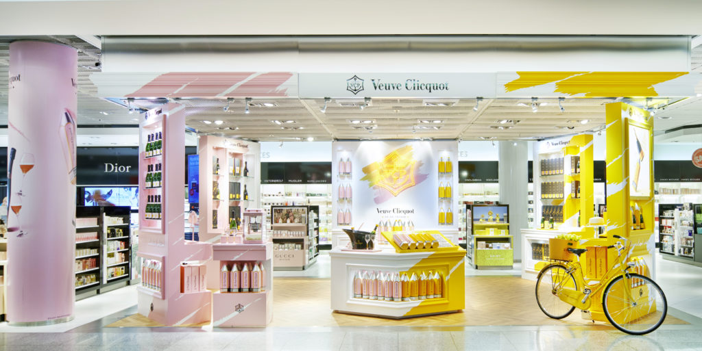 Moët Hennessy launches first ever Veuve Clicquot travel retail pop