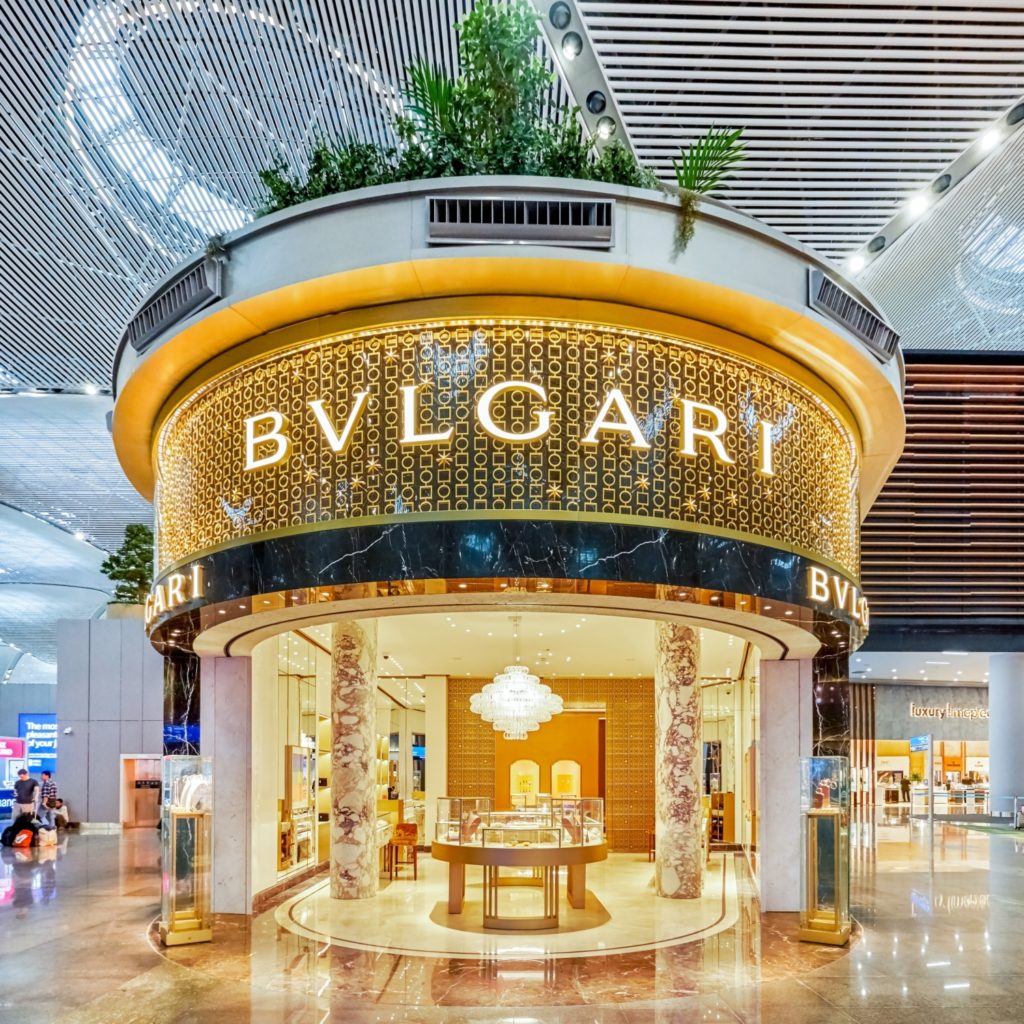 luxury boutique at Istanbul Airport 