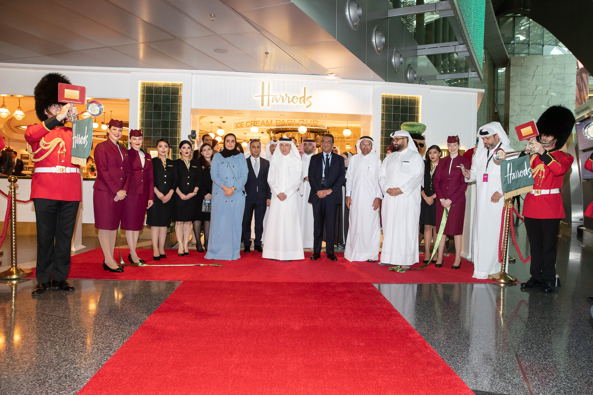 Qatar Duty Free Opens First Airport Harrods Tea Room At