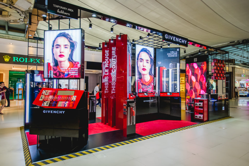 Givenchy makes a bold beauty statement in Bangkok Suvarnabhumi