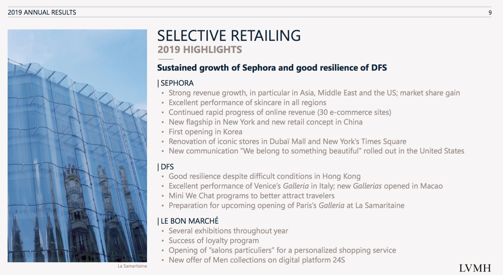 DFS Group, luxury products - Selective Retailing - LVMH