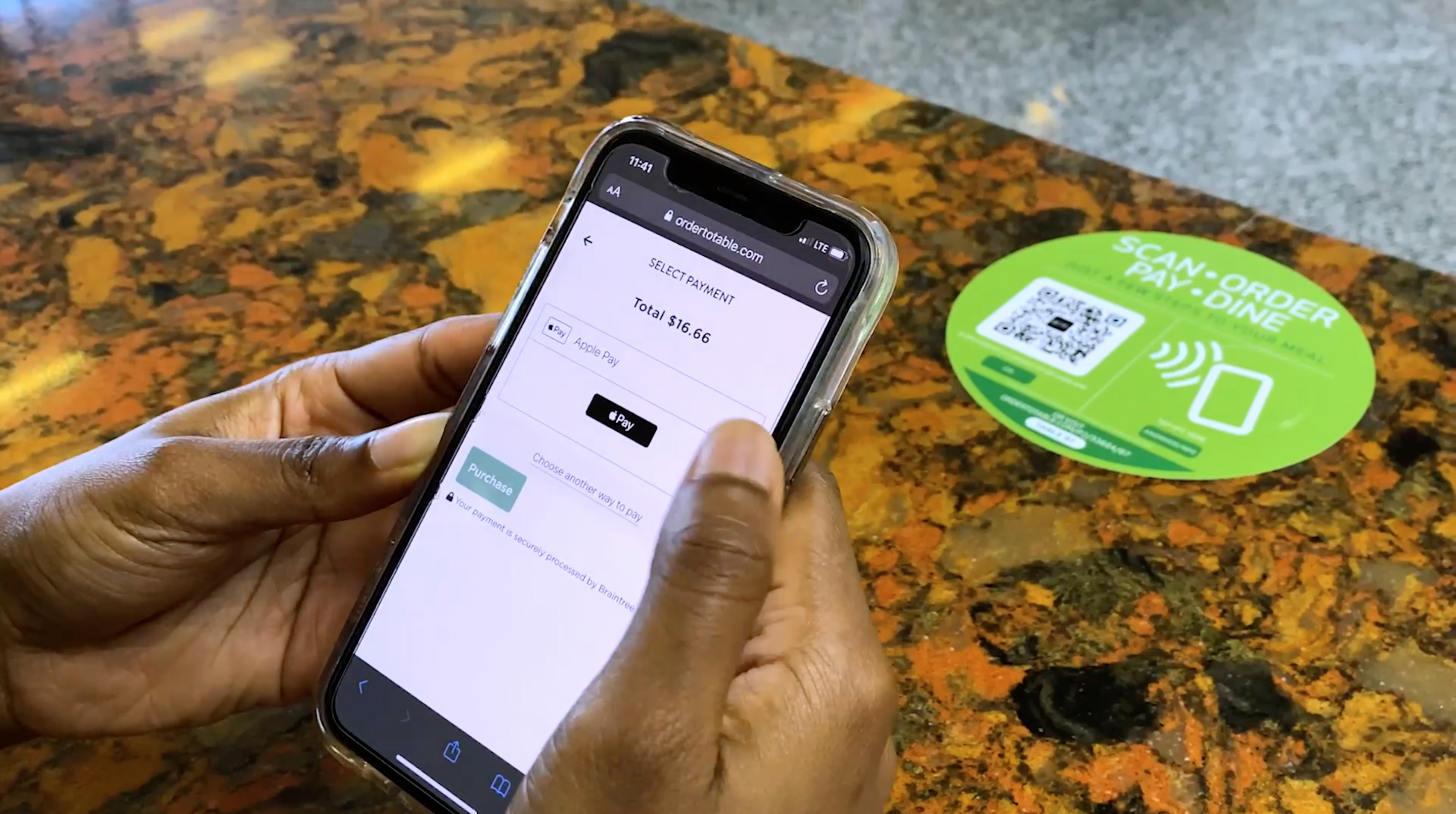 Grab, SSP America launch order at table tech at DFW