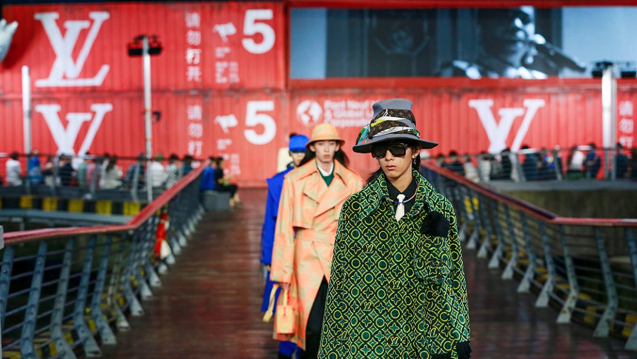 Kris Wu Walks On Louis Vuitton Men's Spring-Summer 2021 Show in