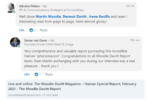 The Moodie Davitt Magazine Hainan Special Report Passes 6,200 Opens ...