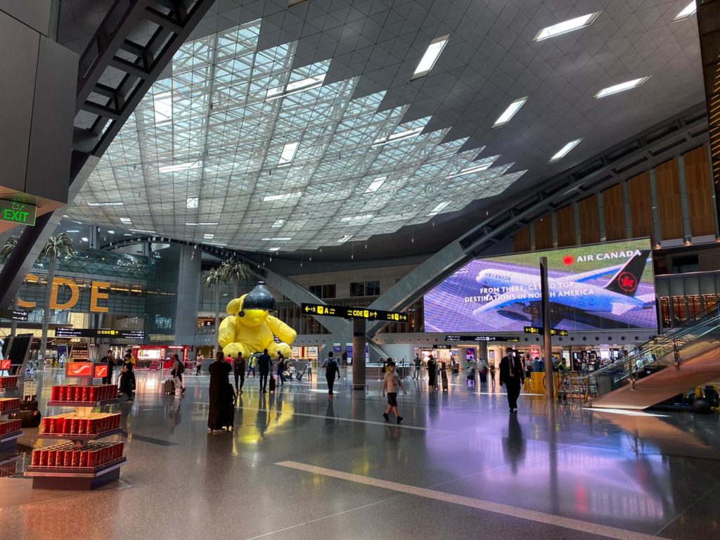 Louis Vuitton Debut at Qatar Hamad Airport