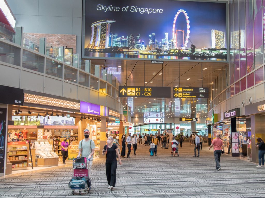 DFS Liquor And Tobacco Shops Depart From Changi Airport