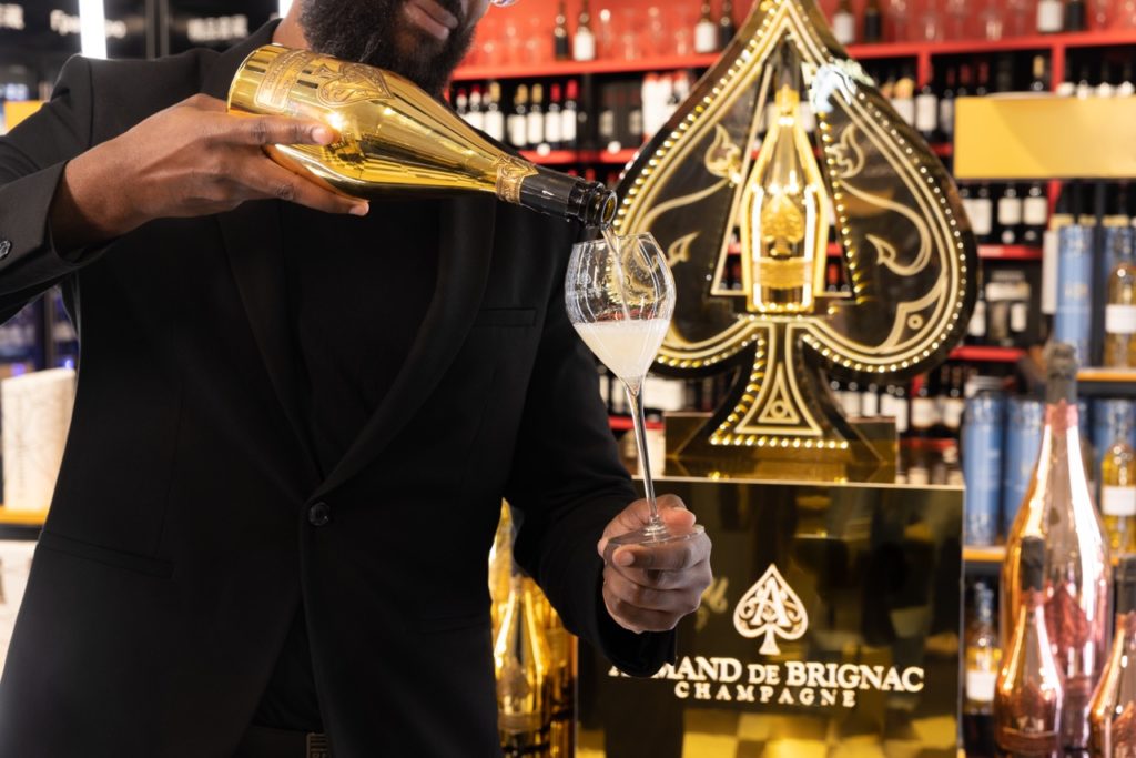 ACE OF SPADE BRUT CHAMPAGE GOLDEN BOTTLE - A to Z Liquors