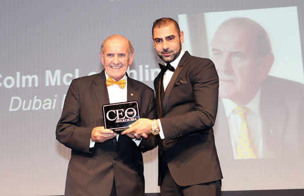Dubai Duty Free’s Colm McLoughlin honoured at CEO Middle East awards ...