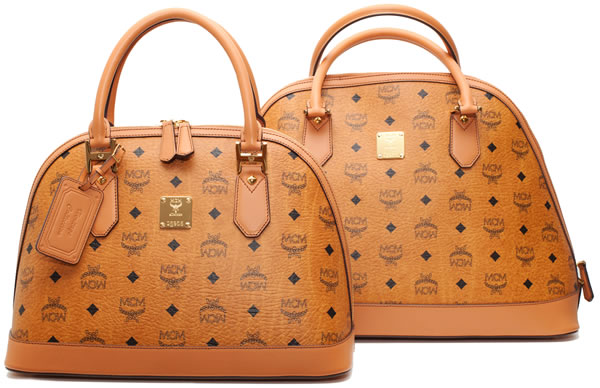 Mcm heritage 2025 bowler bag