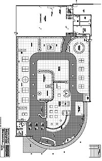 An artist's impression and store layout showing Peace Arch Duty Free Shop's new facilities, set to open in Spring 2006