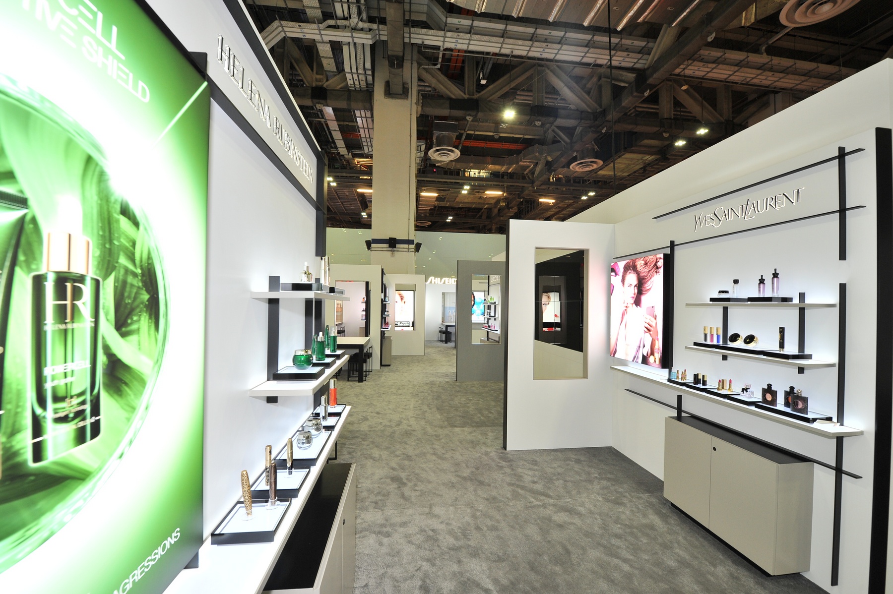 The sustainable stand is reusable for future exhibitions
