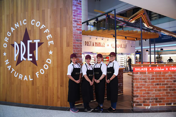 The new outlet at Dubai International Airport is Pret A Manger's first in the UAE