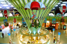 One of the Summer Fiesta theme decorations