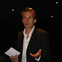 Davidoff Vice-President International Marketing Hugues de la Chevasnerie at the launch event