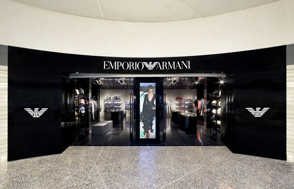 Emporio Armani and Burberry boutiques bring fashion and luxury