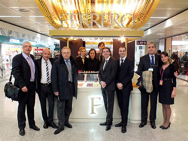 Ferrero breaks new ground with first airport boutique in Rome