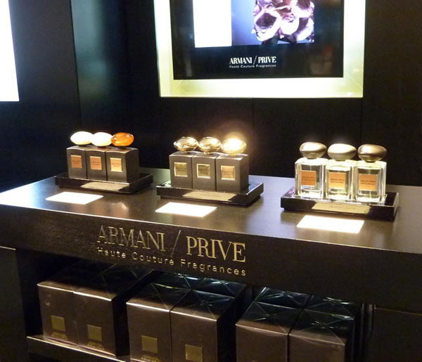 L Or al and Gebr Heinemann showcase Armani Priv collection