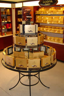 Godiva shop at Paris Gare du Nord