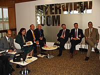 MEDFA board of directors and members of the press