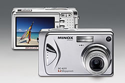 Minox DMP-2 performs as an MPEG4-player, a music player, a digital voice recorder, a 128Mb USB disk, a secure (SD)/multimedia (MMC) card reader, an AV recorder, an FM tuner and it can also store photos