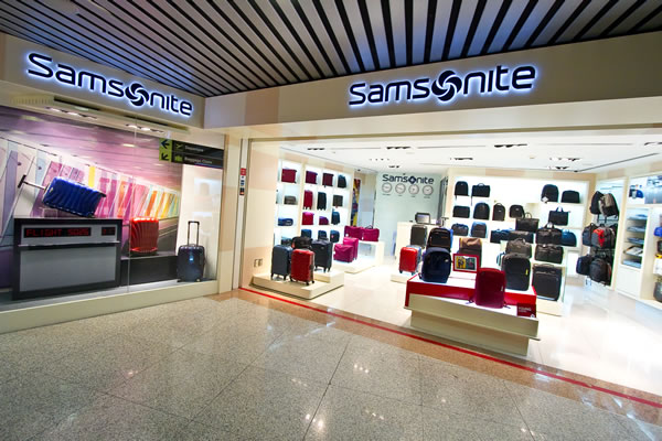 Samsonite airport store online