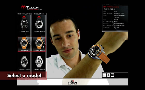 Tissot goes virtual with reality website application Moodie