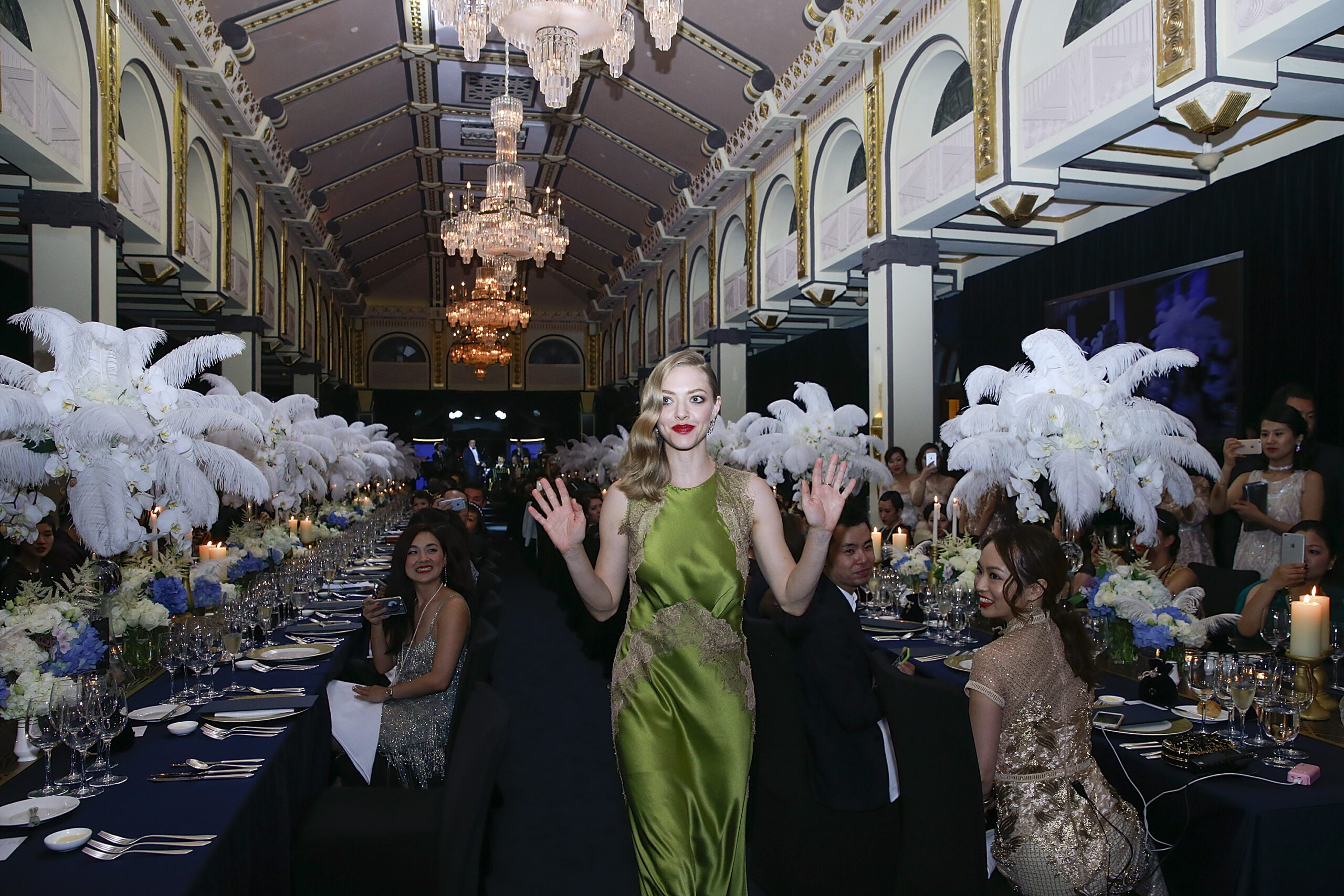 Clé de Peau Beauté global muse and spokesperson Amanda Seyfried at the Shanghai launch 