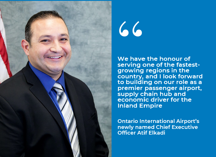Atif Elkadi appointed CEO at Ontario International Airport : Moodie ...