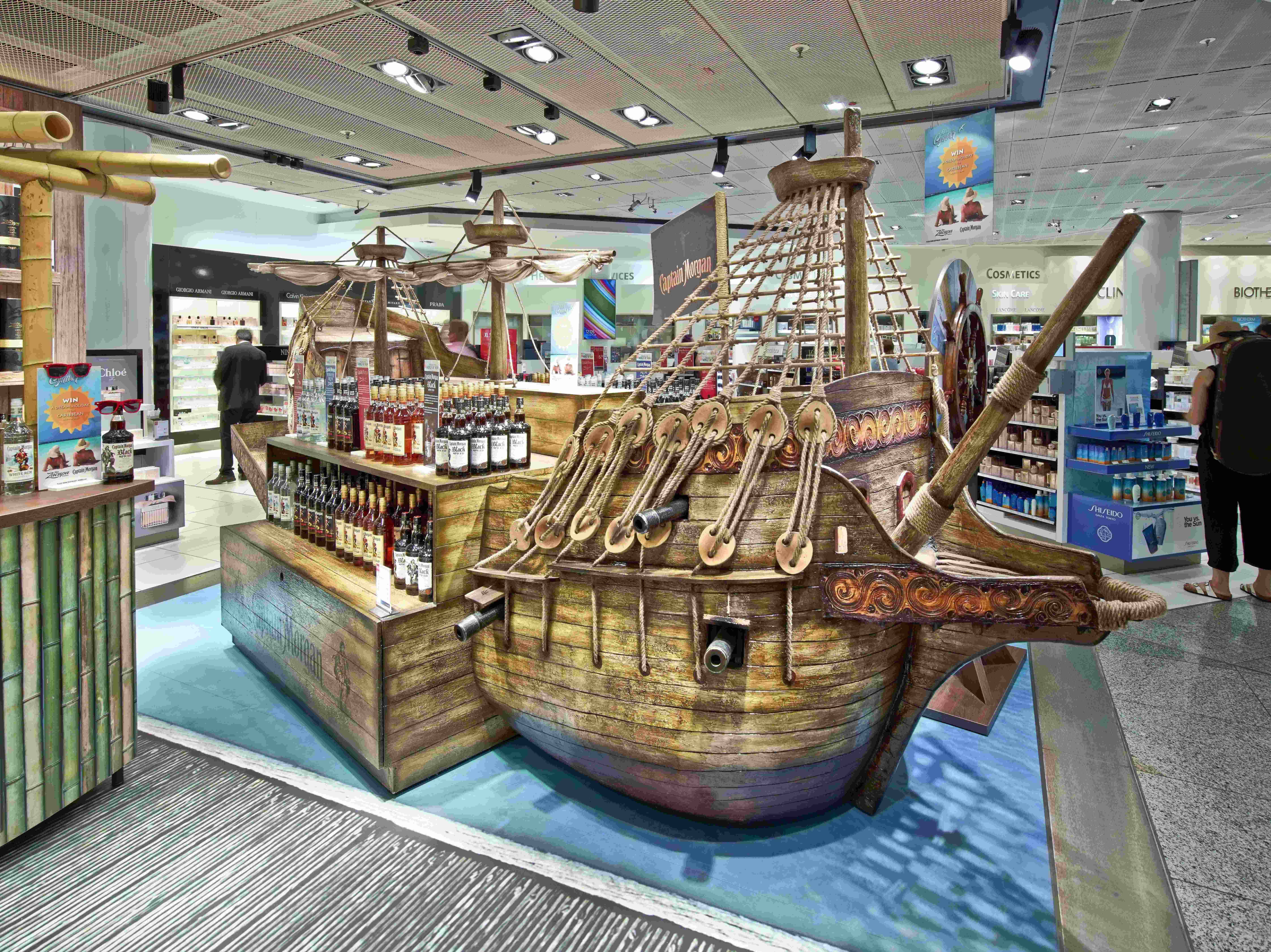 Captain Morgan ship_Heinemann Duty Free