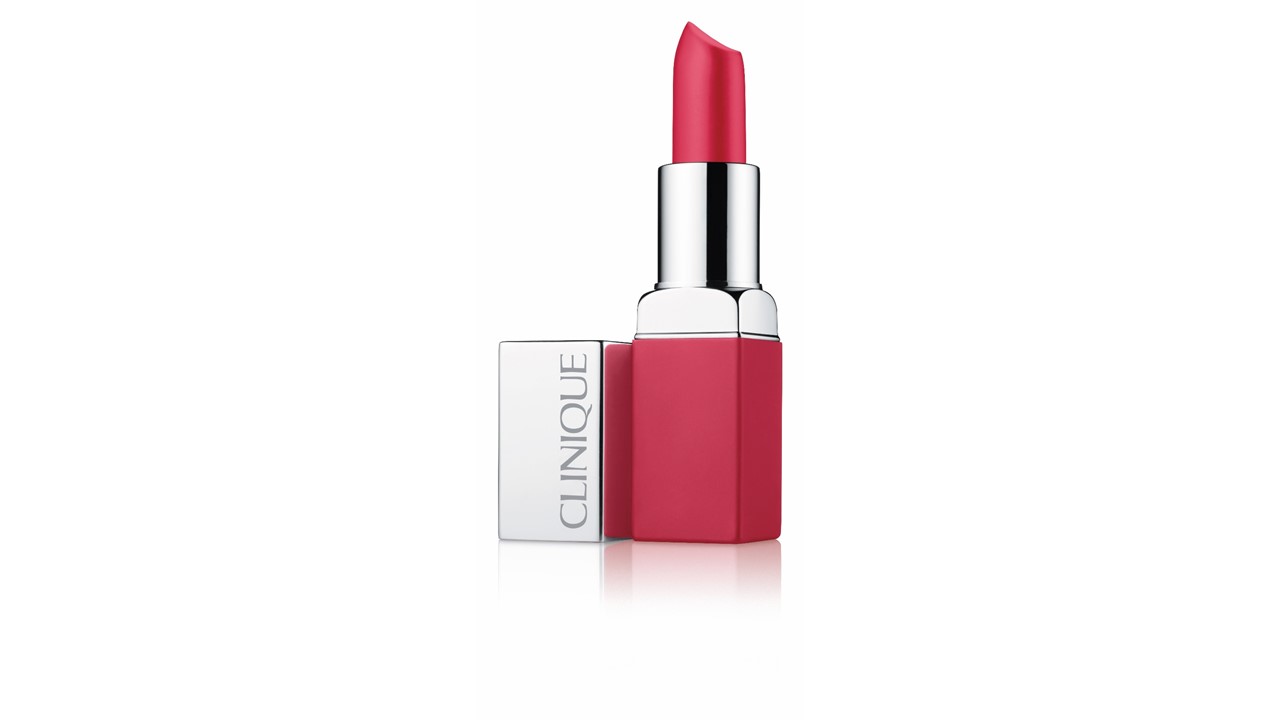 Clinique Pop Matte Lip Colour + Primer has a suede-like matte effect 