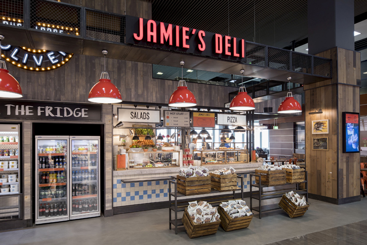 Jamie`s Deli, Düsseldorfer Flughafen. Fotograf: Andreas Wiese