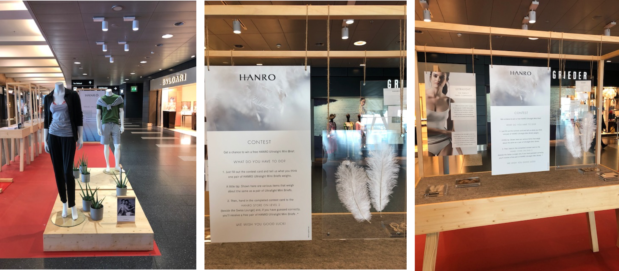 New HANRO Store at Zurich Airport - Hanro