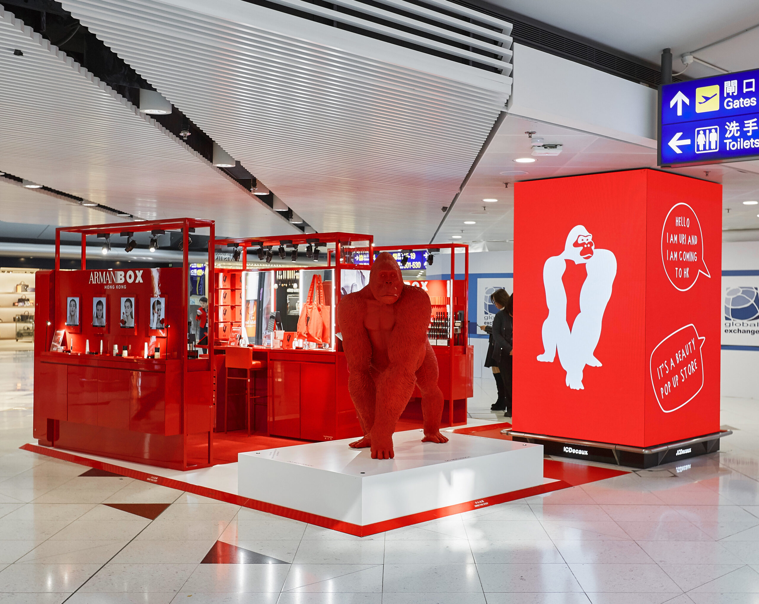 Armani Box pop up makes travel retail debut at Hong Kong Airport