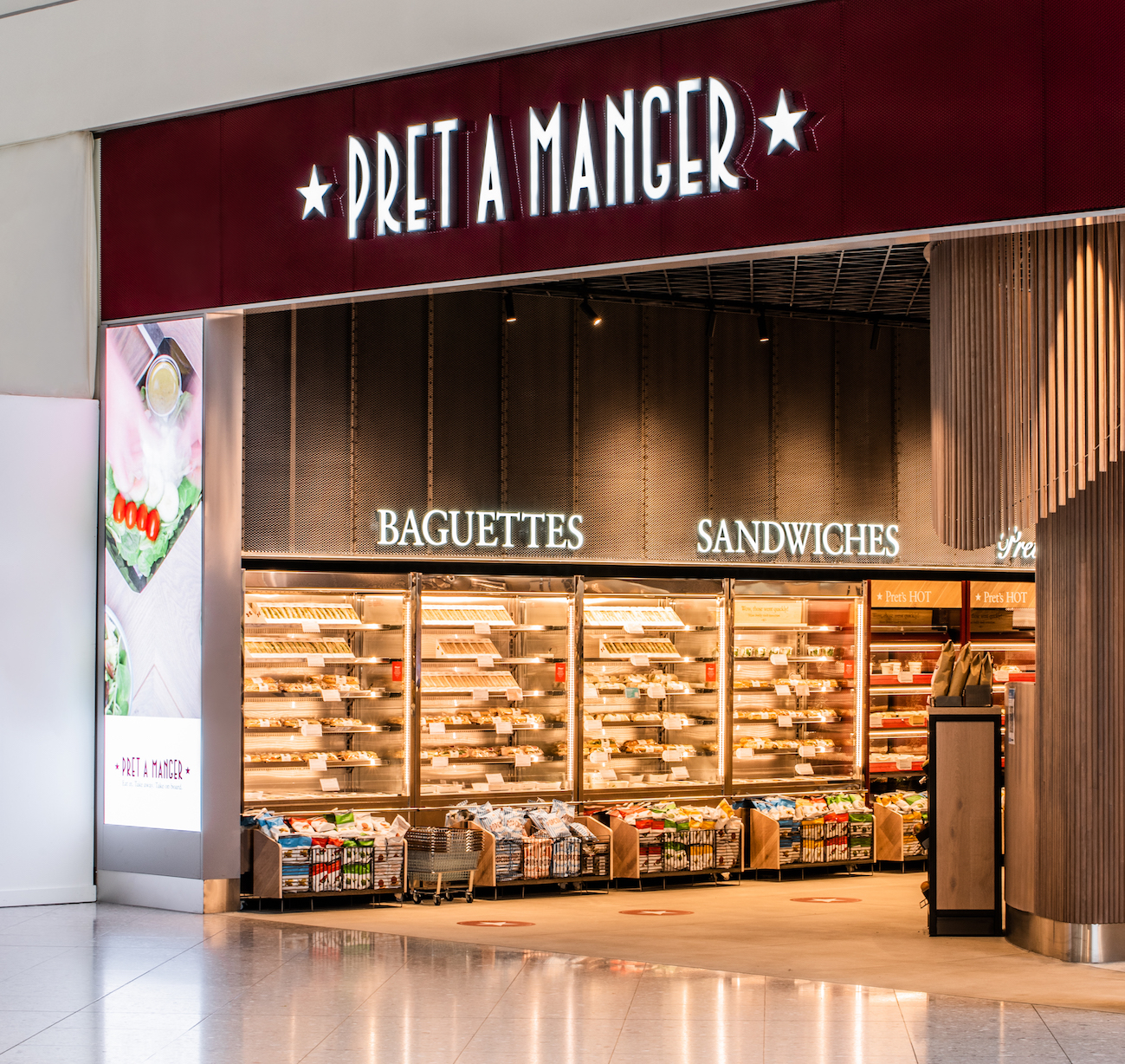 InsideOut completes flagship Pret A Manger store at Heathrow Airport T2 ...