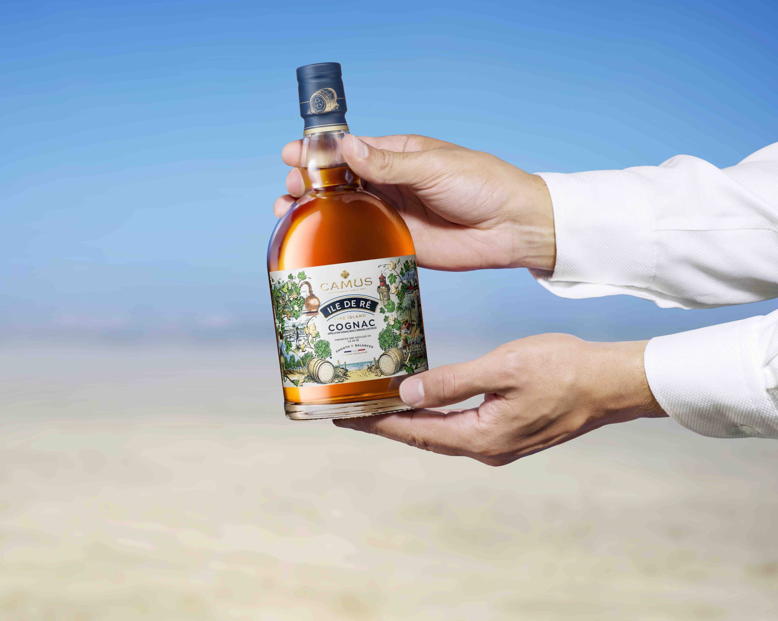 Camus Cognac redesigns Île de Ré Fine Island expression : Moodie