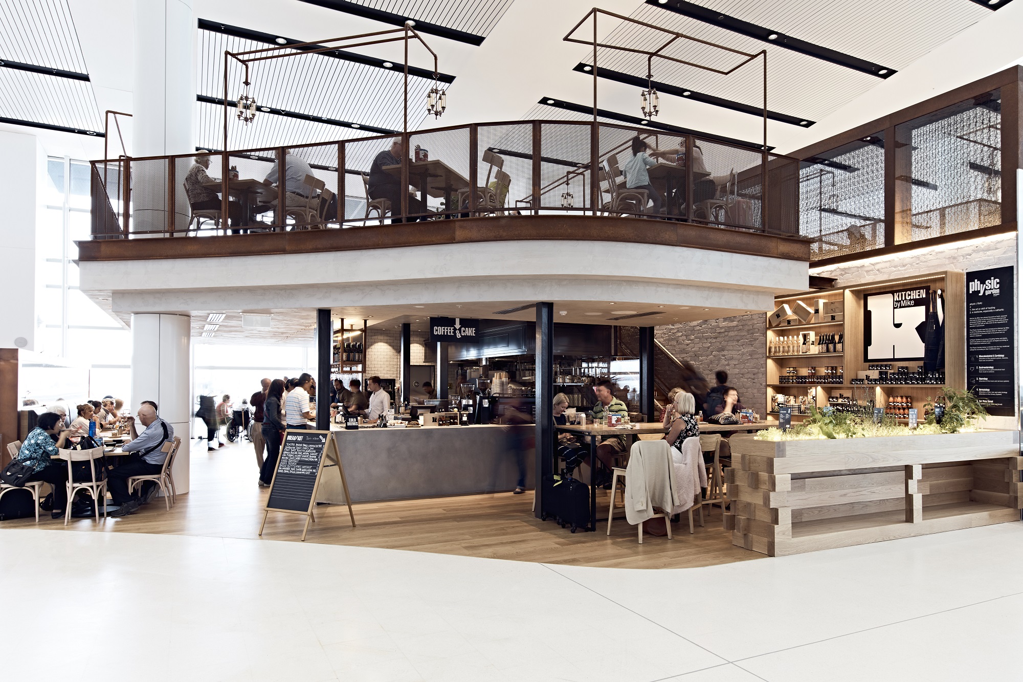 Kitchen by Mike at Sydney Airport T1 International terminal facade